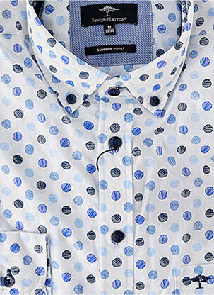 Chemise manches longues coupe droite blanc FYNCH-HATTON homme