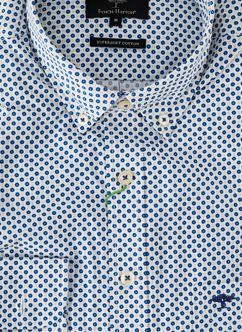 Chemise manches longues blanc FYNCH-HATTON homme