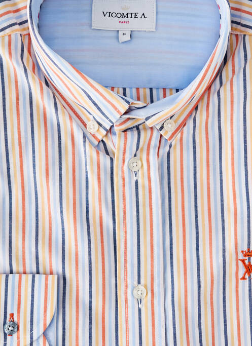 Chemise manches longues blanc VICOMTEA homme