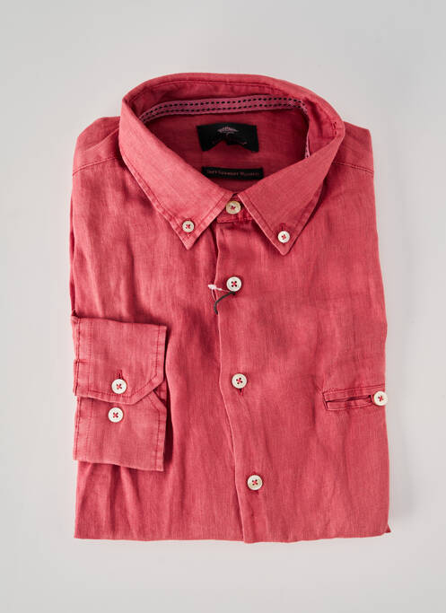 Chemise manches longues rouge FYNCH-HATTON homme