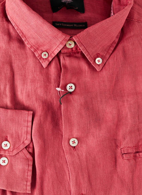 Chemise manches longues rouge FYNCH-HATTON homme