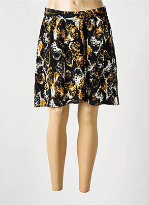 Jupe mi-longue coupe droite noir VILA femme