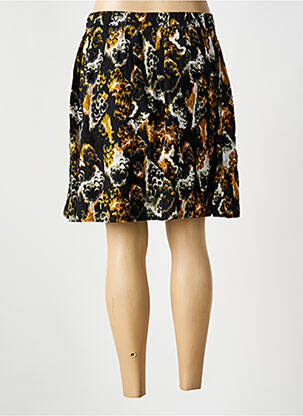 Jupe mi-longue coupe droite noir VILA femme