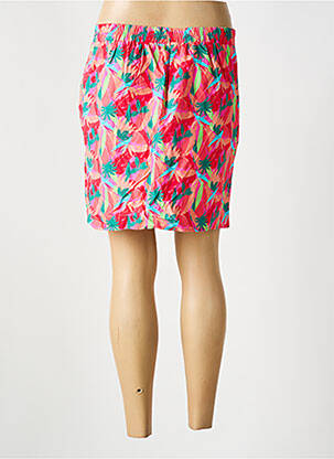 Jupe courte taille élastique rose LILI SIDONIO femme