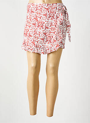 Jupe short tissage popeline blanc TIFFOSI femme