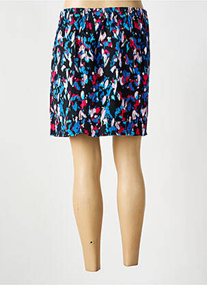 Jupe courte coupe droite bleu VILA femme