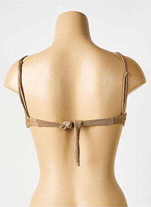 Haut de maillot de bain haut soutien-gorge moulé haut soutien-gorge moulé marron MOLLY BRACKEN femme