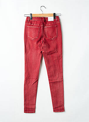 Jeans skinny taille normale taille normale rouge VILA femme