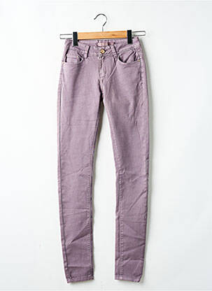 Pantalon slim stretch taille normale violet R.DISPLAY femme