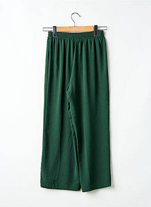 Pantalon large tissage crêpe taille normale vert TIFFOSI femme