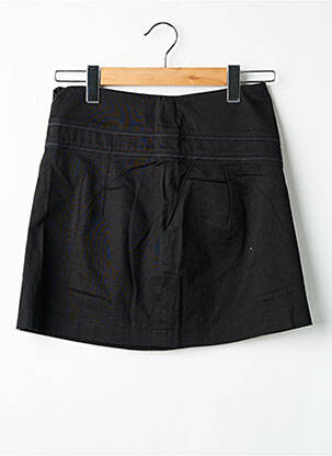 Jupe courte coupe droite noir NAF NAF femme