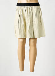 Jupe courte beige LUCY & CO pour femme seconde vue