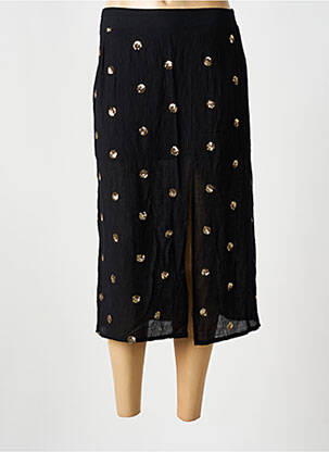 Jupe mi-longue noir IN APRIL 1986 pour femme