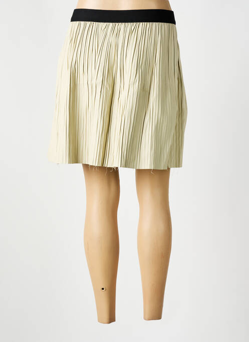 Jupe courte beige LUCY & CO pour femme