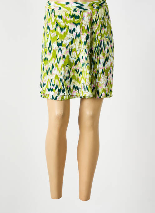 Jupe courte vert VILA pour femme