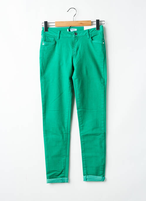 Pantalon slim vert MORGAN pour femme