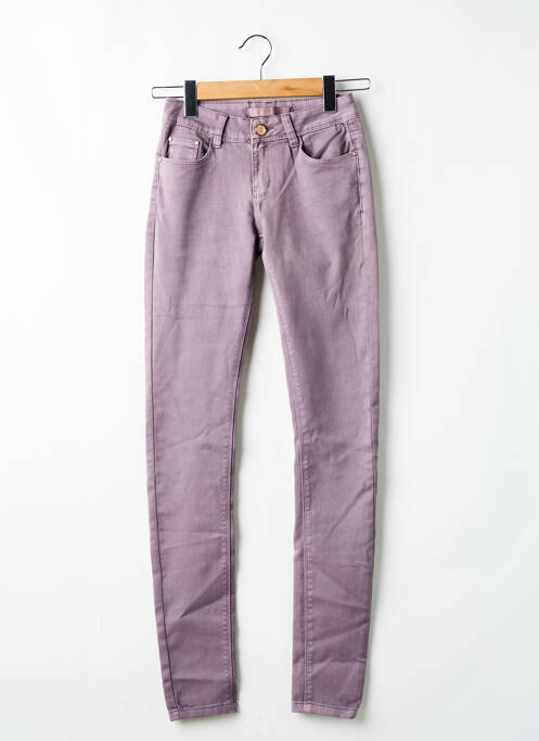 Pantalon slim violet R.DISPLAY pour femme
