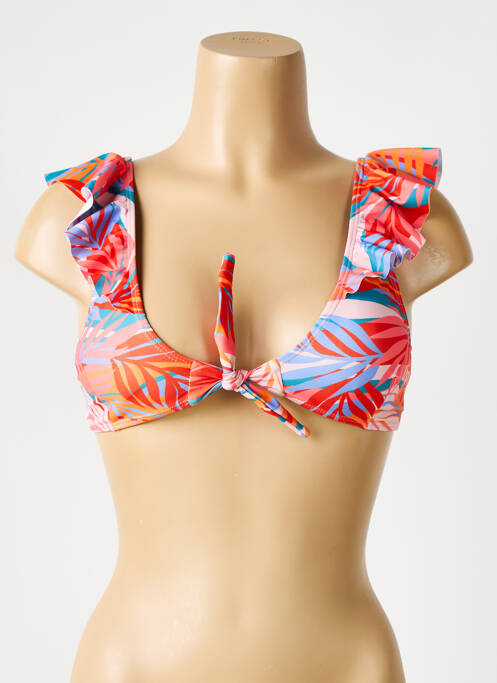 Haut de maillot de bain orange MOLLY BRACKEN femme