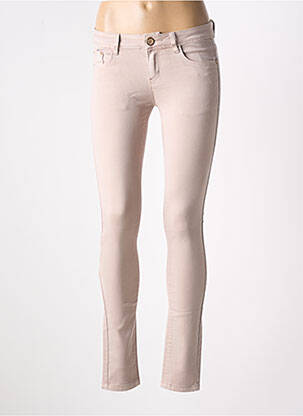 Jeans skinny poches beige R.DISPLAY femme