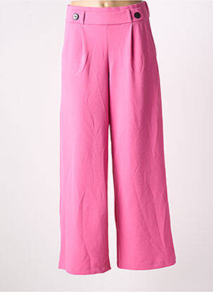 Pantalon large tissage crêpe taille normale rose JACQUELINE DE YONG femme