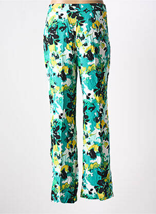 Pantalon droit tissage popeline vert VILA femme