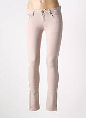 Jeans skinny beige R.DISPLAY pour femme seconde vue