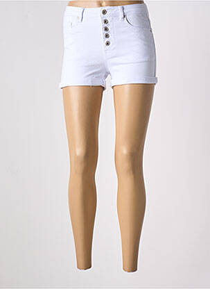 Short blanc NINA CARTER pour femme