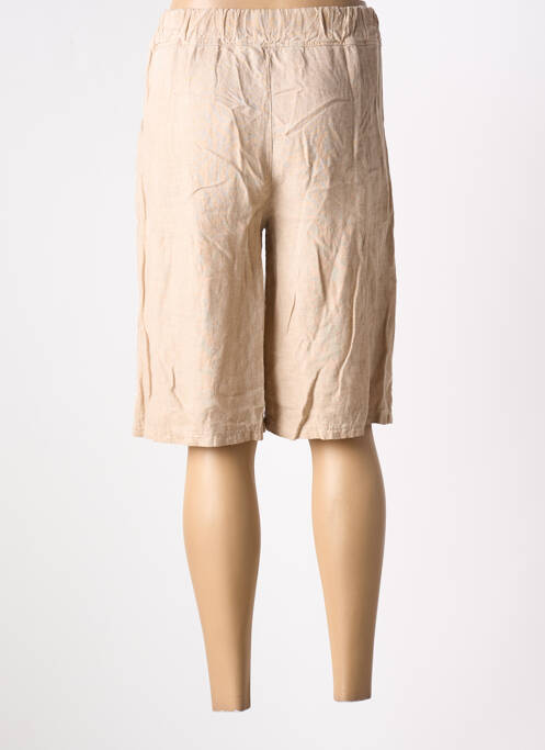 Bermuda beige FOR HER PARIS pour femme