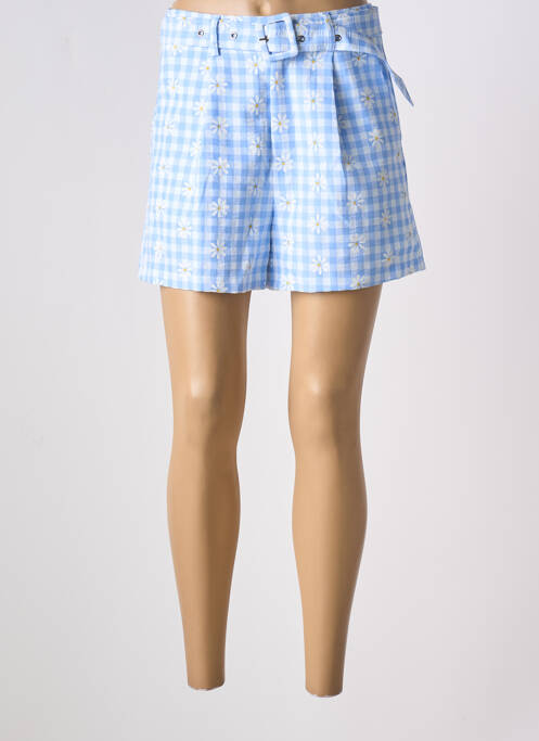 Short bleu DROLE DE COPINE pour femme