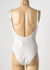 Maillot de bain 1 pièce blanc MOLLY BRACKEN pour femme seconde vue