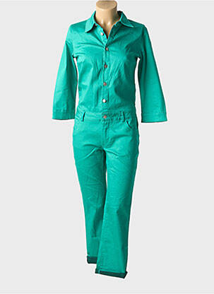 Combi-pantalon coupe cintrée manches longues vert VILA femme