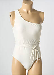 Maillot de bain 1 pièce blanc MOLLY BRACKEN femme