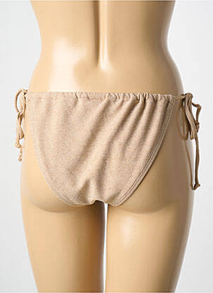 Bas de maillot de bain culotte culotte beige MOLLY BRACKEN femme
