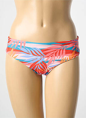 Bas de maillot de bain imprimé fantaisie culotte rose MOLLY BRACKEN femme