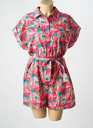 Combishort rose LILI SIDONIO pour femme