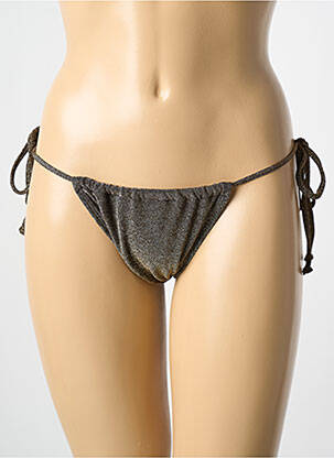 Bas de maillot de bain noir MOLLY BRACKEN pour femme