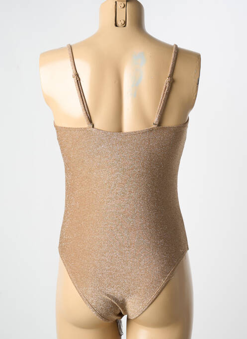 Maillot de bain 1 pièce or MOLLY BRACKEN femme