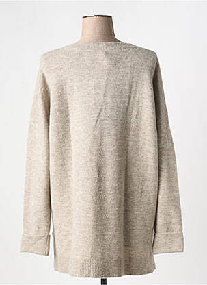 Pull coupe droite manches longues beige WHITE STUFF femme