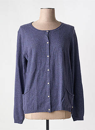 Gilet manches longues bleu WHITE STUFF pour femme