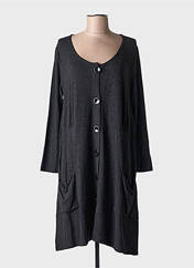 Gilet manches longues gris G!OZE pour femme seconde vue