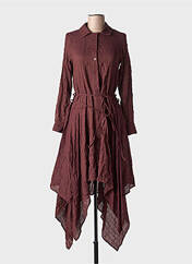 Robe longue violet SEMIOLOGY pour femme seconde vue