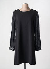Robe mi-longue noir SEMIOLOGY pour femme seconde vue