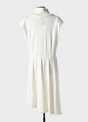 Robe pull blanc SEMIOLOGY pour femme seconde vue