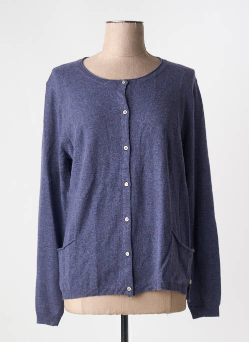 Gilet manches longues bleu WHITE STUFF pour femme