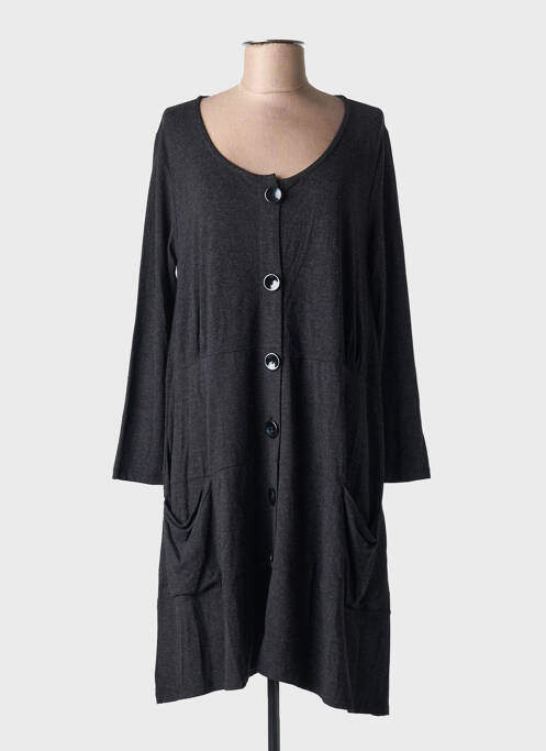 Gilet manches longues gris G!OZE pour femme