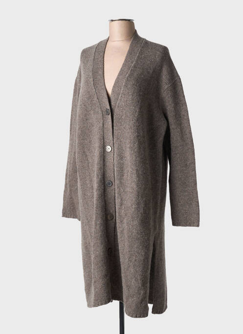 Gilet manches longues marron MASAI pour femme