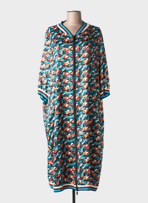 Robe mi-longue bleu AN II VITO pour femme