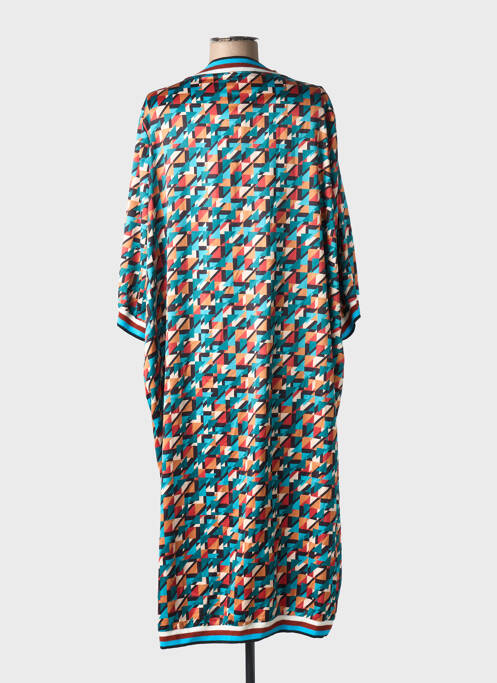 Robe mi-longue bleu AN II VITO pour femme