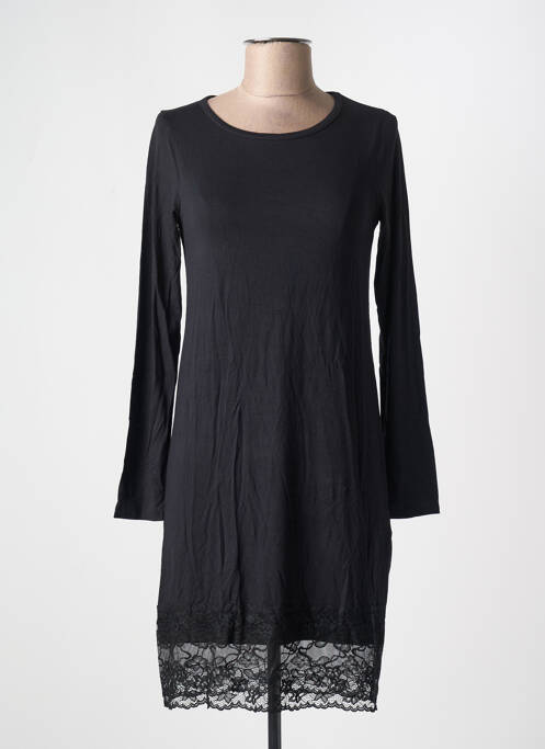 Robe mi-longue noir G!OZE pour femme