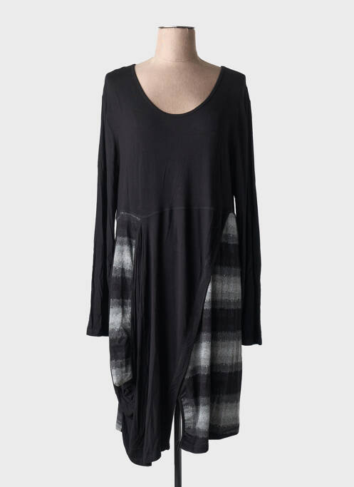 Robe mi-longue noir G!OZE pour femme